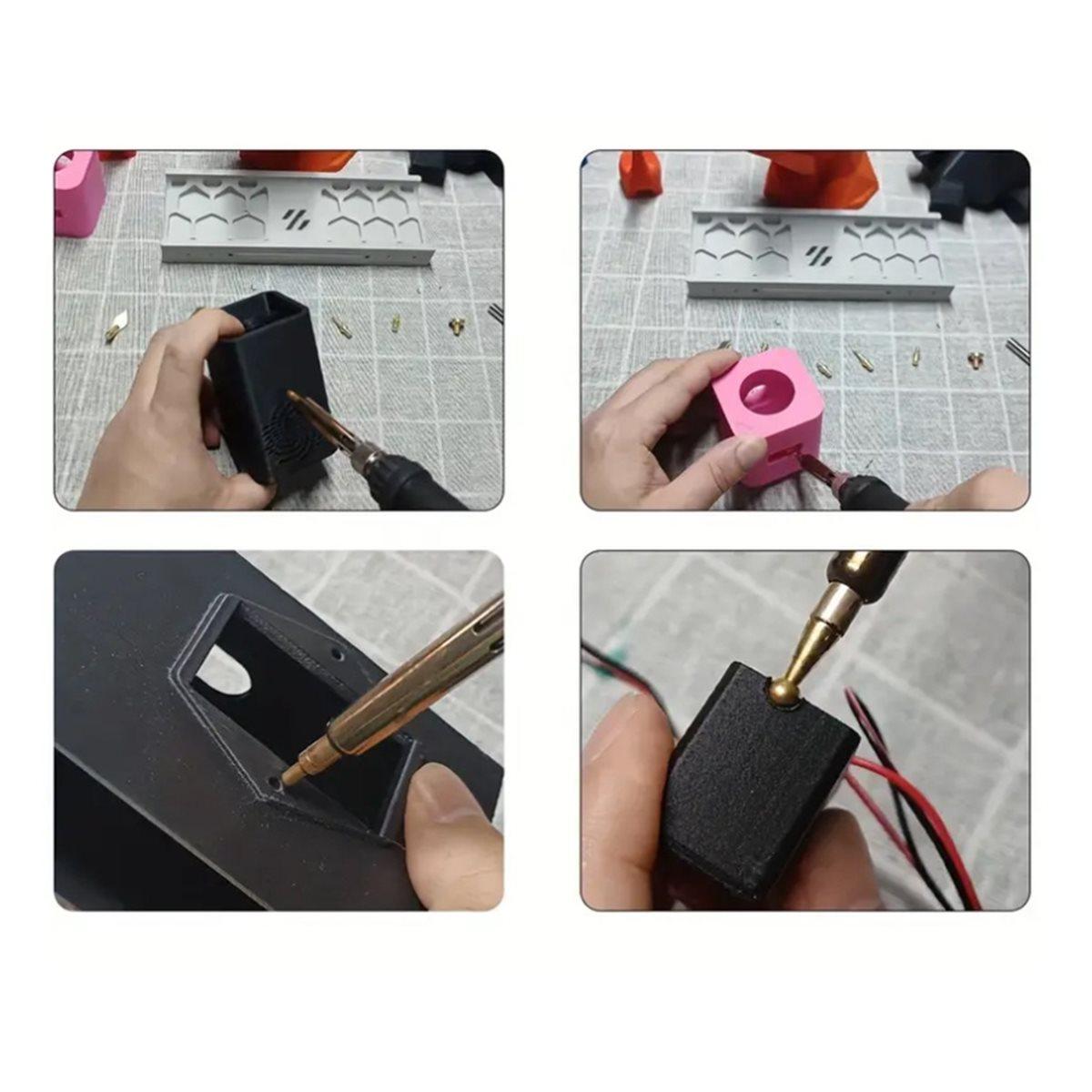 10PCS 3D Printing Accessories Smoothing Tool Kit, 3D Printing Modify Finishing Tool Soldering Welding Iron Kit EU Plug China Mainland
10PCS 3D Printing Accessories Smoothing Tool Kit, 3D Printing Modify Finishing Tool Soldering Welding Iron Kit EU Plug China Mainland