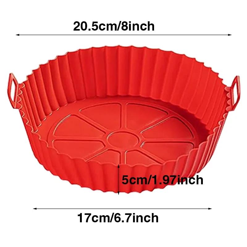 Silicone Basket Pot Tray Airfryer Liner for Air Fryer Reusable Container Accessories Pan Baking Mold Protector Kitchen Gadgets красный
Silicone Basket Pot Tray Airfryer Liner for Air Fryer Reusable Container Accessories Pan Baking Mold Protector Kitchen Gadgets красный