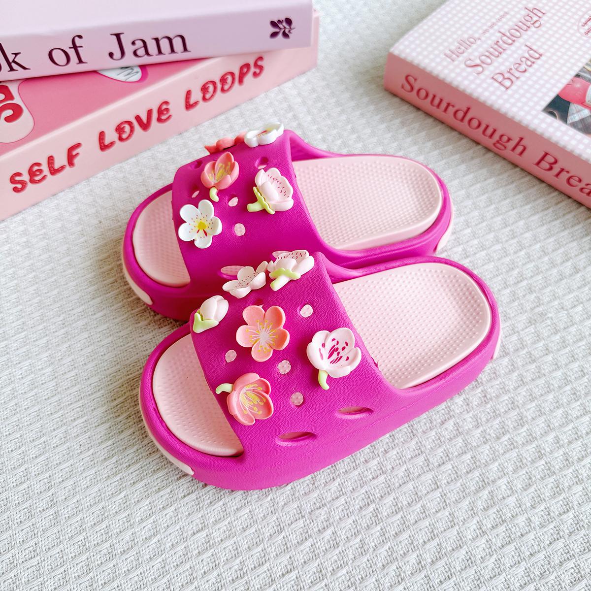 New Popular Cherry Blossom Versatile Girls Eva Slippers, Fashionable Dual-Color Soft-Soled Non-Slip Sandals 831 24-25 червоний
New Popular Cherry Blossom Versatile Girls Eva Slippers, Fashionable Dual-Color Soft-Soled Non-Slip Sandals 831 24-25 червоний