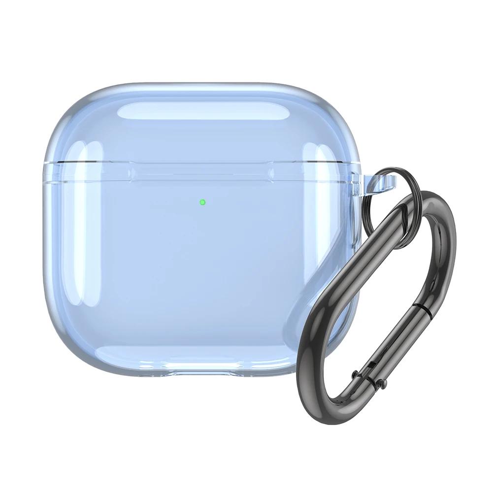 Мягкий прозрачный противоударный чехол из ТПУ для Apple AirPods 4 2025 с карабином и защитой от падения
Мягкий прозрачный противоударный чехол из ТПУ для Apple AirPods 4 2025 с карабином и защитой от падения