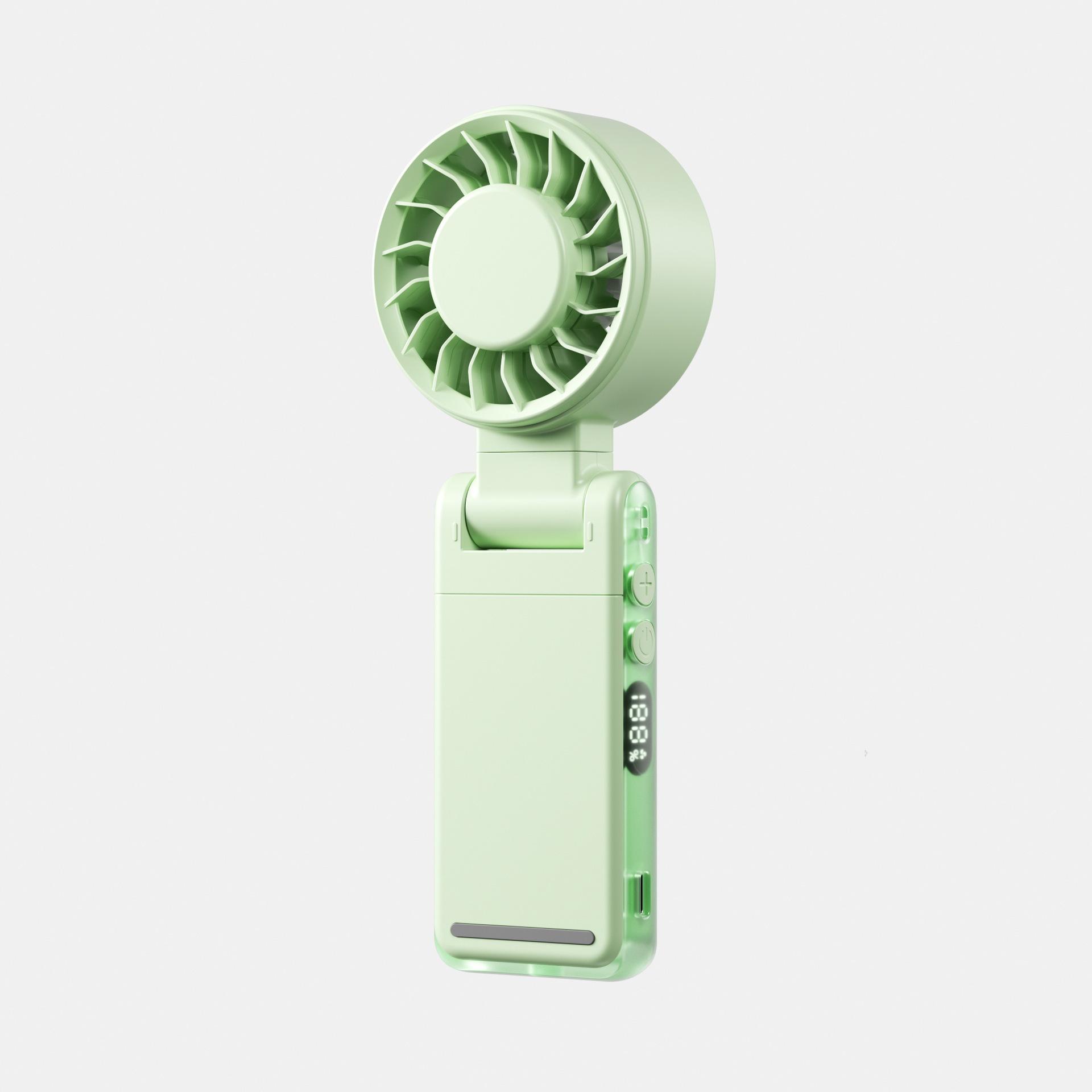 Turbo High-Speed Handheld Fan: Folding, Clip-On, Desktop & Neck Hanging with Digital Display 90*203*37mm
Turbo High-Speed Handheld Fan: Folding, Clip-On, Desktop & Neck Hanging with Digital Display 90*203*37mm