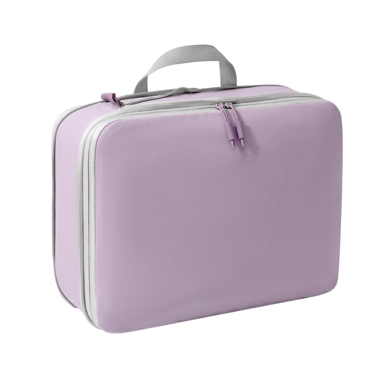 Travel Compression Packing Cube Bag Lightweight Durable Storage Organizer for Clothes Accessories with Double Zipper and Handle one size фіолетовий
Travel Compression Packing Cube Bag Lightweight Durable Storage Organizer for Clothes Accessories with Double Zipper and Handle one size фіолетовий