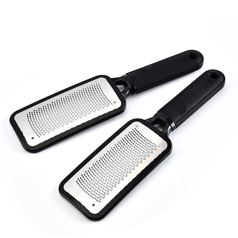 Professional 1/2PCS Black Stainless Steel Double-Side Foot File Heel Grater For The Feet Pedicure Rasp Remover Scrub Pedicure
Professional 1/2PCS Black Stainless Steel Double-Side Foot File Heel Grater For The Feet Pedicure Rasp Remover Scrub Pedicure