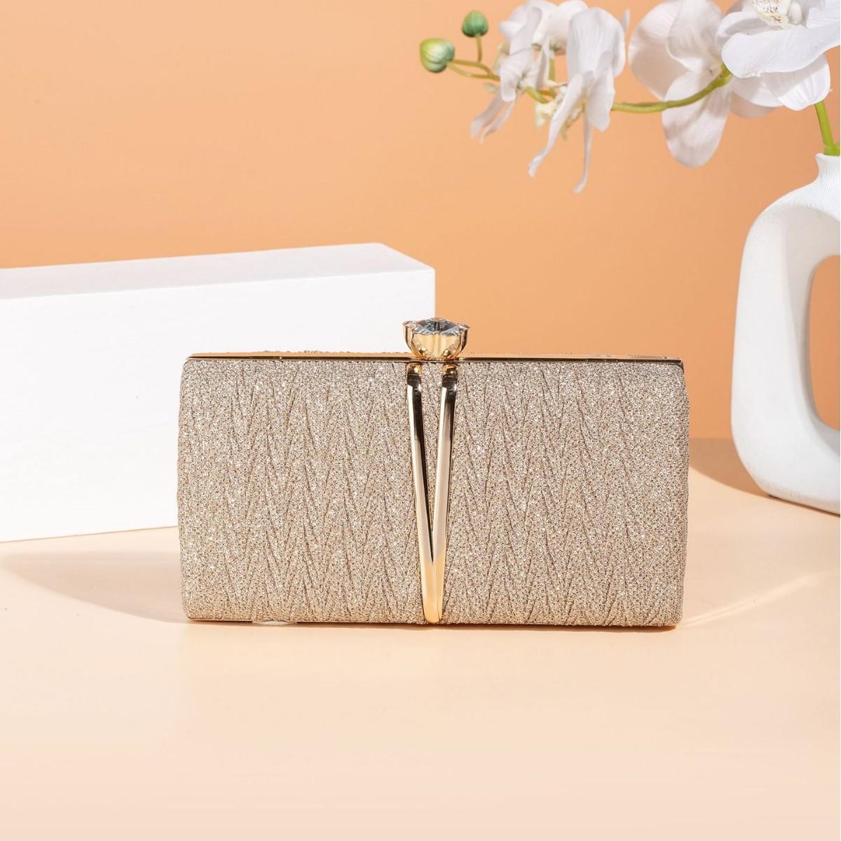 Evening Bag Clutch Purses For Women Formal Wedding Party Bridal Handbag with Chain Prom Lady Crossbody Shoulder Bags шампанського
Evening Bag Clutch Purses For Women Formal Wedding Party Bridal Handbag with Chain Prom Lady Crossbody Shoulder Bags шампанського