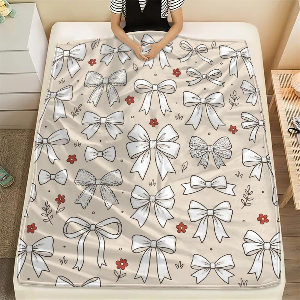 1PC Fashion Bow Print Flannel Blanket, High quality All Seasons, Home Decor, Warmth and Comfort, Perfect for Christmas Gifts 80cm x 120cm
1PC Fashion Bow Print Flannel Blanket, High quality All Seasons, Home Decor, Warmth and Comfort, Perfect for Christmas Gifts 80cm x 120cm