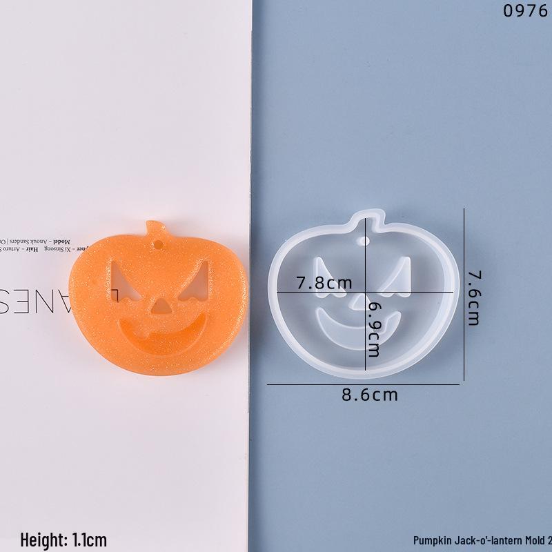 Poppy DIY Crystal Resin Mold: Halloween Pendant Series - Pumpkin & Ghost Silicone Mold
Poppy DIY Crystal Resin Mold: Halloween Pendant Series - Pumpkin & Ghost Silicone Mold