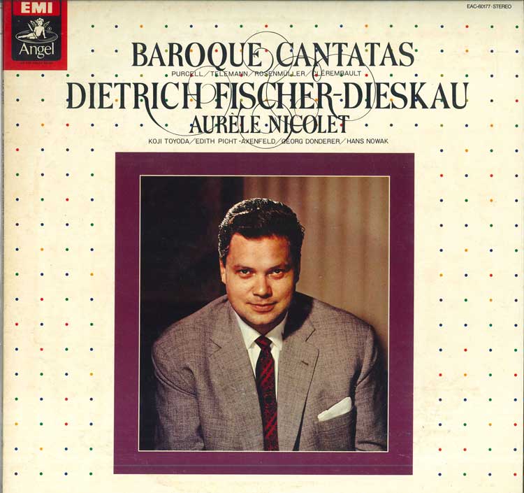 LP Record DIETRICH FISCHER-DIESKAU , AURÈLE N - Baroque Cantatas EAC60177 Angel Records Japan Classical Used
LP Record DIETRICH FISCHER-DIESKAU , AURÈLE N - Baroque Cantatas EAC60177 Angel Records Japan Classical Used