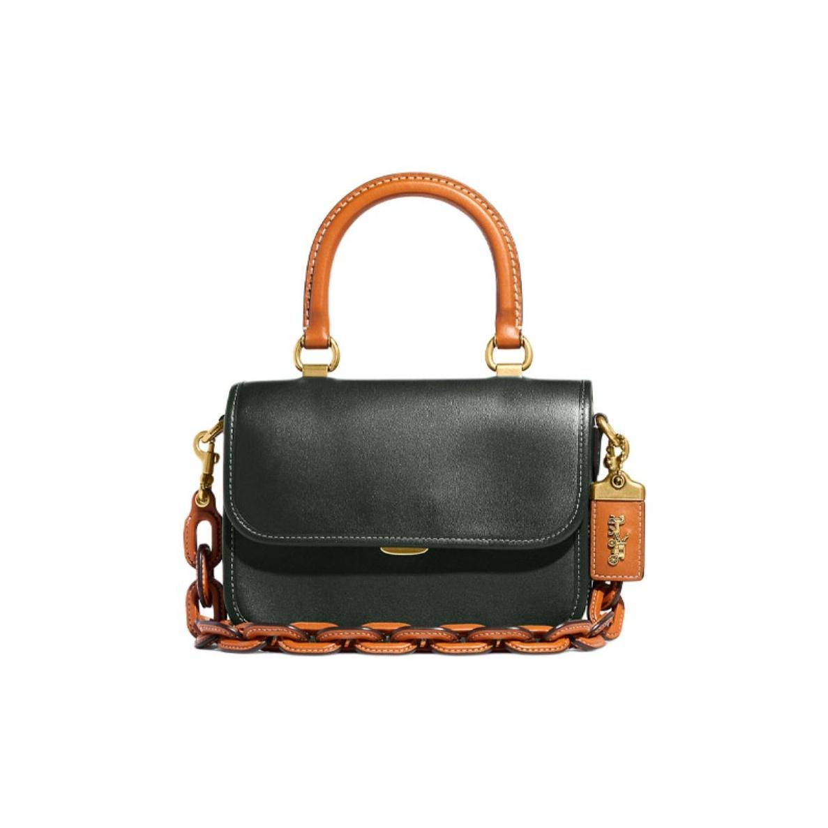 Coach Rogue 22 Flap Chain Quilted Leather Accordion Bag Women Shoulder Bag White Dark-Green Caramel-Brown C6860-B4SZG Basic Set (Bag+Dust Bag)
Coach Rogue 22 Flap Chain Quilted Leather Accordion Bag Women Shoulder Bag White Dark-Green Caramel-Brown C6860-B4SZG Basic Set (Bag+Dust Bag)