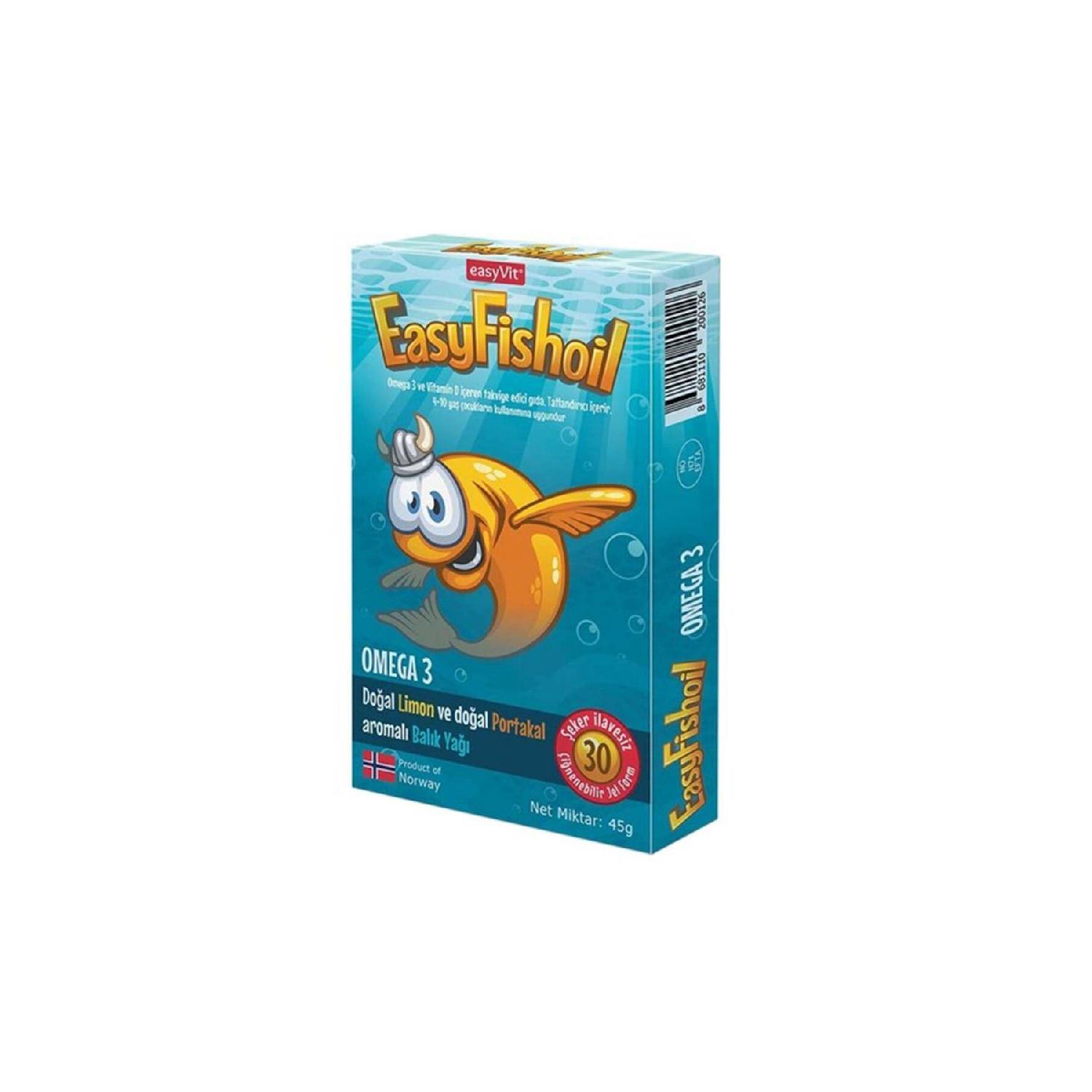 Easyfishoil Omega 3 Chewable 30 Pieces Of Gel
Easyfishoil Omega 3 Chewable 30 Pieces Of Gel