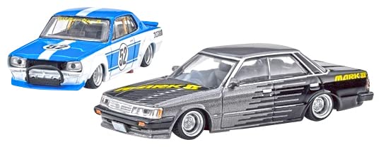 KENBOX & BoostGear Custom AOSHIMA Масштаб 1/64 Гранд Чемпион 12-е издание LB Works Hakosuka 2DrSP (4) & 71 Mark IISP (4) Набор из 2 готовых моделей
KENBOX & BoostGear Custom AOSHIMA Масштаб 1/64 Гранд Чемпион 12-е издание LB Works Hakosuka 2DrSP (4) & 71 Mark IISP (4) Набор из 2 готовых моделей