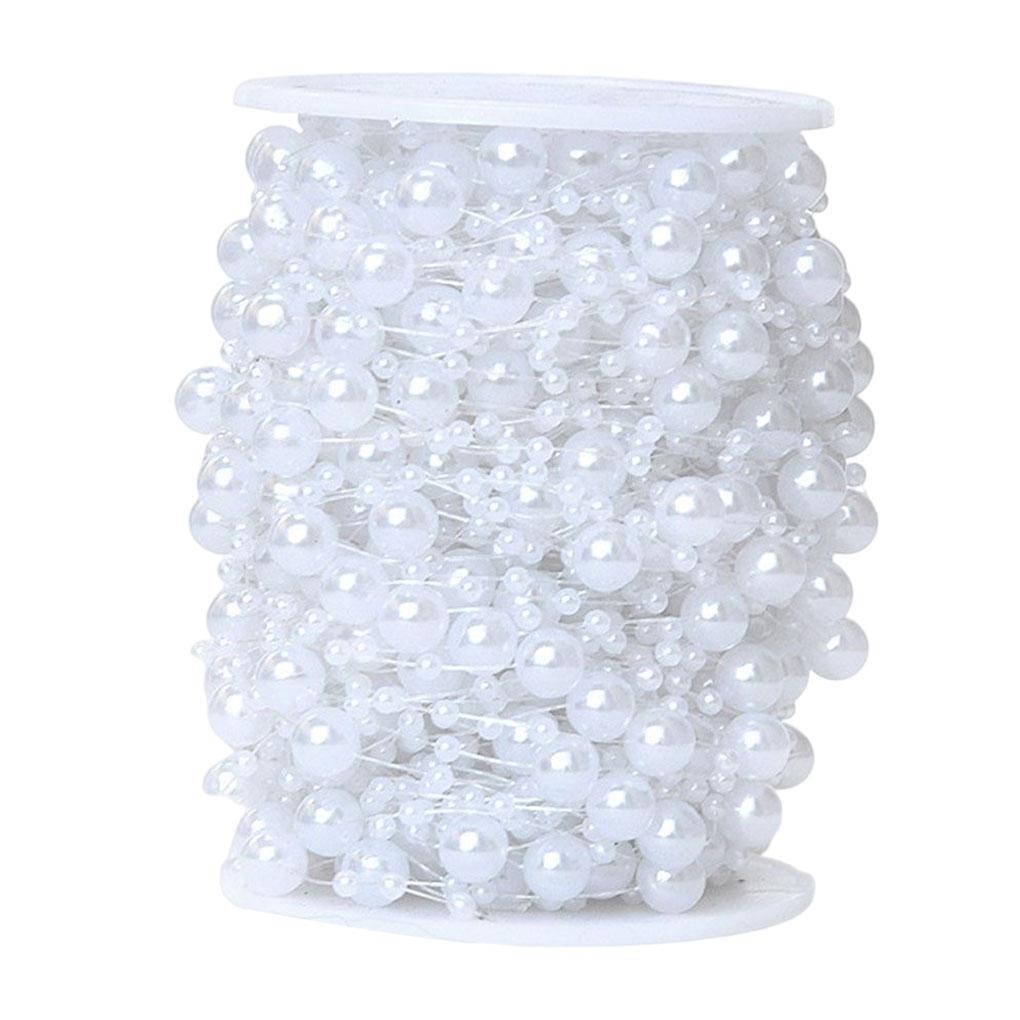 Imitation Pearl Bead Chain 30m Pearls String Fashionable Exquisite DIY Wear-resistant Durable Wedding Decoration
Imitation Pearl Bead Chain 30m Pearls String Fashionable Exquisite DIY Wear-resistant Durable Wedding Decoration