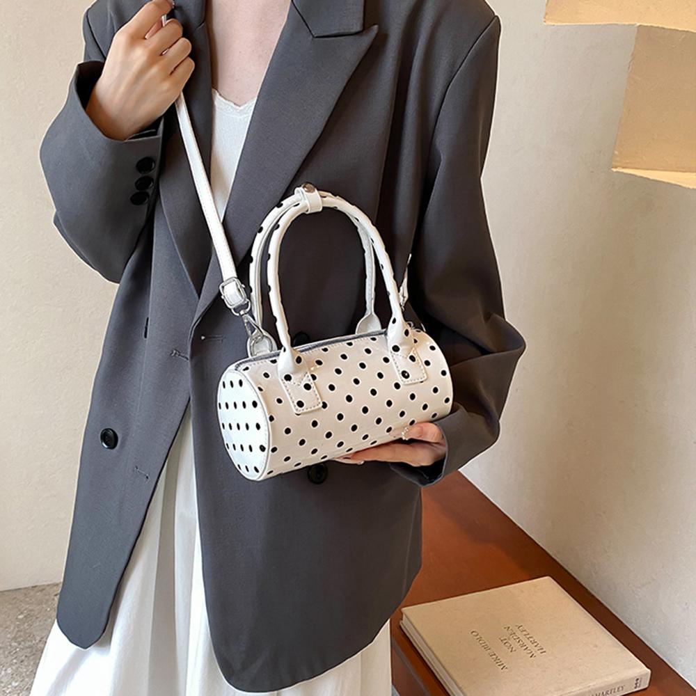 PU Leather Polka Dot Handbag Versatile Crossbody Bag Fashion Women Cylindrical Bag Daily червоний
PU Leather Polka Dot Handbag Versatile Crossbody Bag Fashion Women Cylindrical Bag Daily червоний