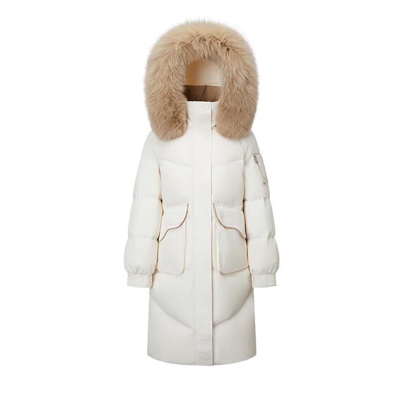 Qianrengang Women s Long Hooded Down Jacket with Faux Fur Trim XS
Qianrengang Women s Long Hooded Down Jacket with Faux Fur Trim XS