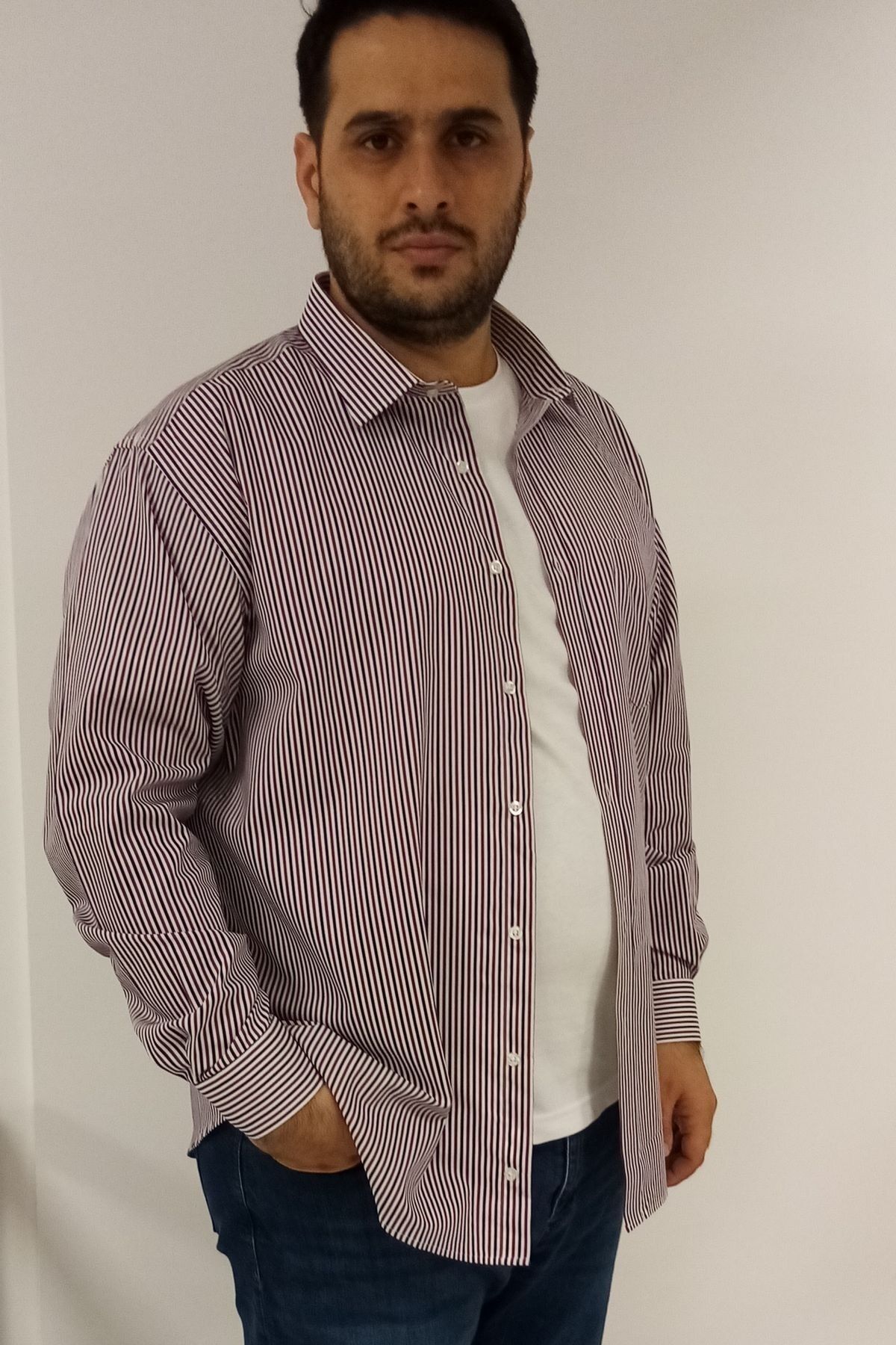 Men s Plus Size Plus Size Shirt Plus Size Navy Blue Claret Red Striped Men s Shirt 3XL
Men s Plus Size Plus Size Shirt Plus Size Navy Blue Claret Red Striped Men s Shirt 3XL