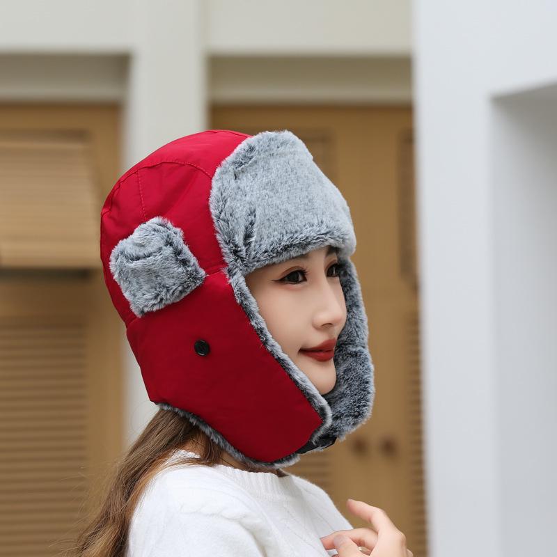Windproof Winter Ear Protection Hat - Thickened Lei Feng Style with Velvet, Ideal for Cold Weather and Electric Scooters. L (58-60cm) вино красного
Windproof Winter Ear Protection Hat - Thickened Lei Feng Style with Velvet, Ideal for Cold Weather and Electric Scooters. L (58-60cm) вино красного