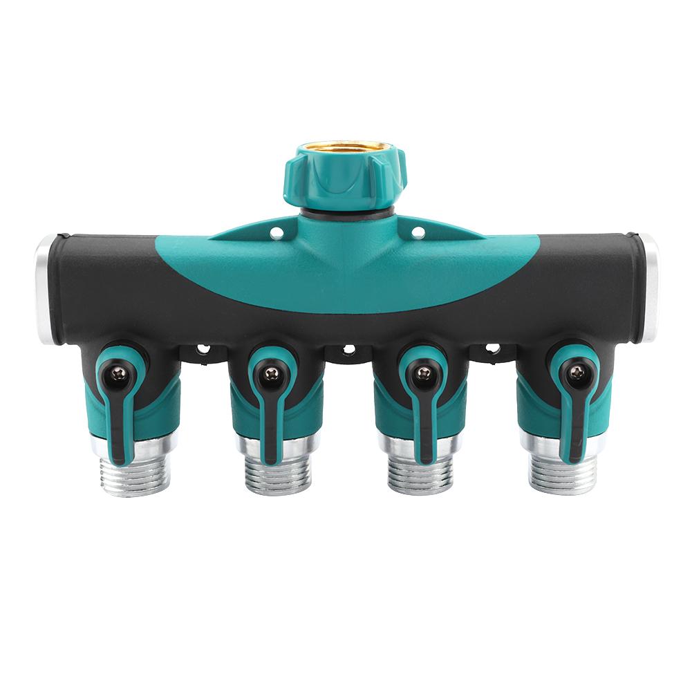 3/4 4 Way Hose Connector Splitter Garden Water Splitter Faucet Adapter Hose Shut Off Valve
3/4 4 Way Hose Connector Splitter Garden Water Splitter Faucet Adapter Hose Shut Off Valve