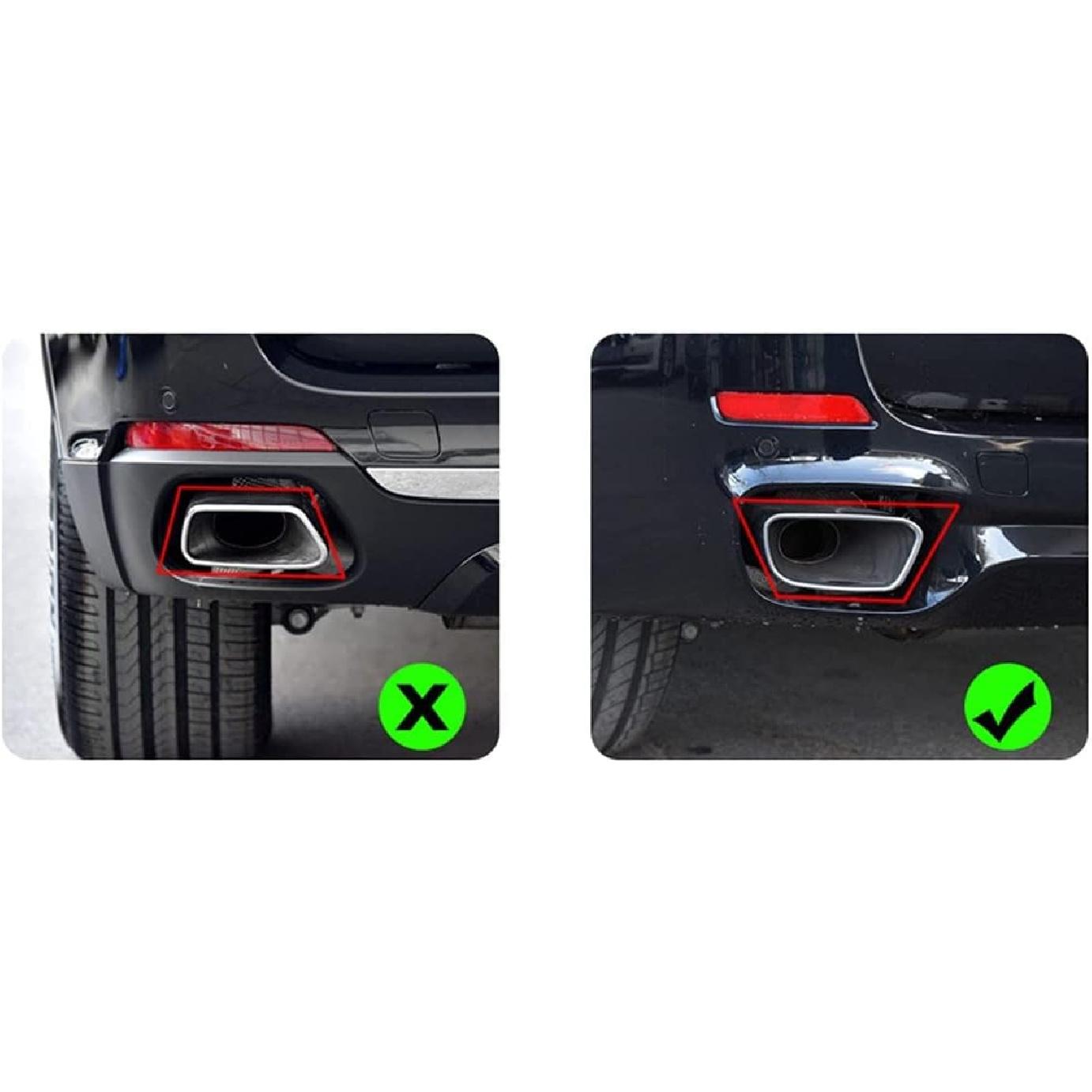 YIWANG Stainless Exhaust Muffler Tail Pipe Trim Cover For BMW X5 F15 X6 F16 2014-2019 Tail Throat Vent Decorative Accessories(Suitable For M Sports
YIWANG Stainless Exhaust Muffler Tail Pipe Trim Cover For BMW X5 F15 X6 F16 2014-2019 Tail Throat Vent Decorative Accessories(Suitable For M Sports