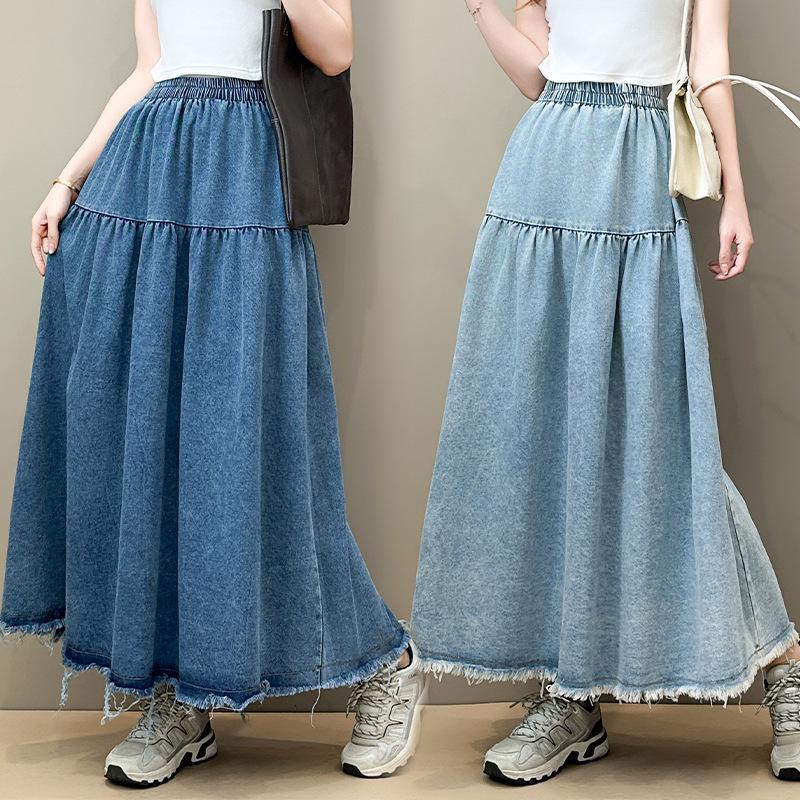 2025 Plus Size Women s Elastic Waist Slimming Denim Skirt - Spring/Summer Collection Extra Large
2025 Plus Size Women s Elastic Waist Slimming Denim Skirt - Spring/Summer Collection Extra Large