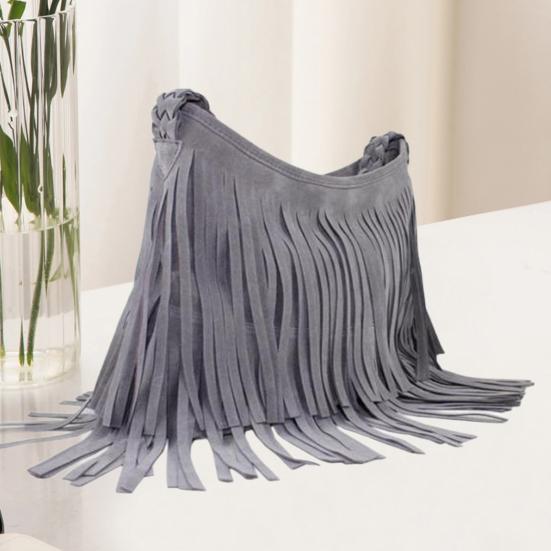 Women Tassel Shoulder Bag Large Capacity Retro Crossbody Bag Bohemian Fringe Messenger Bag for Daily Outings Work Travel чорний
Women Tassel Shoulder Bag Large Capacity Retro Crossbody Bag Bohemian Fringe Messenger Bag for Daily Outings Work Travel чорний