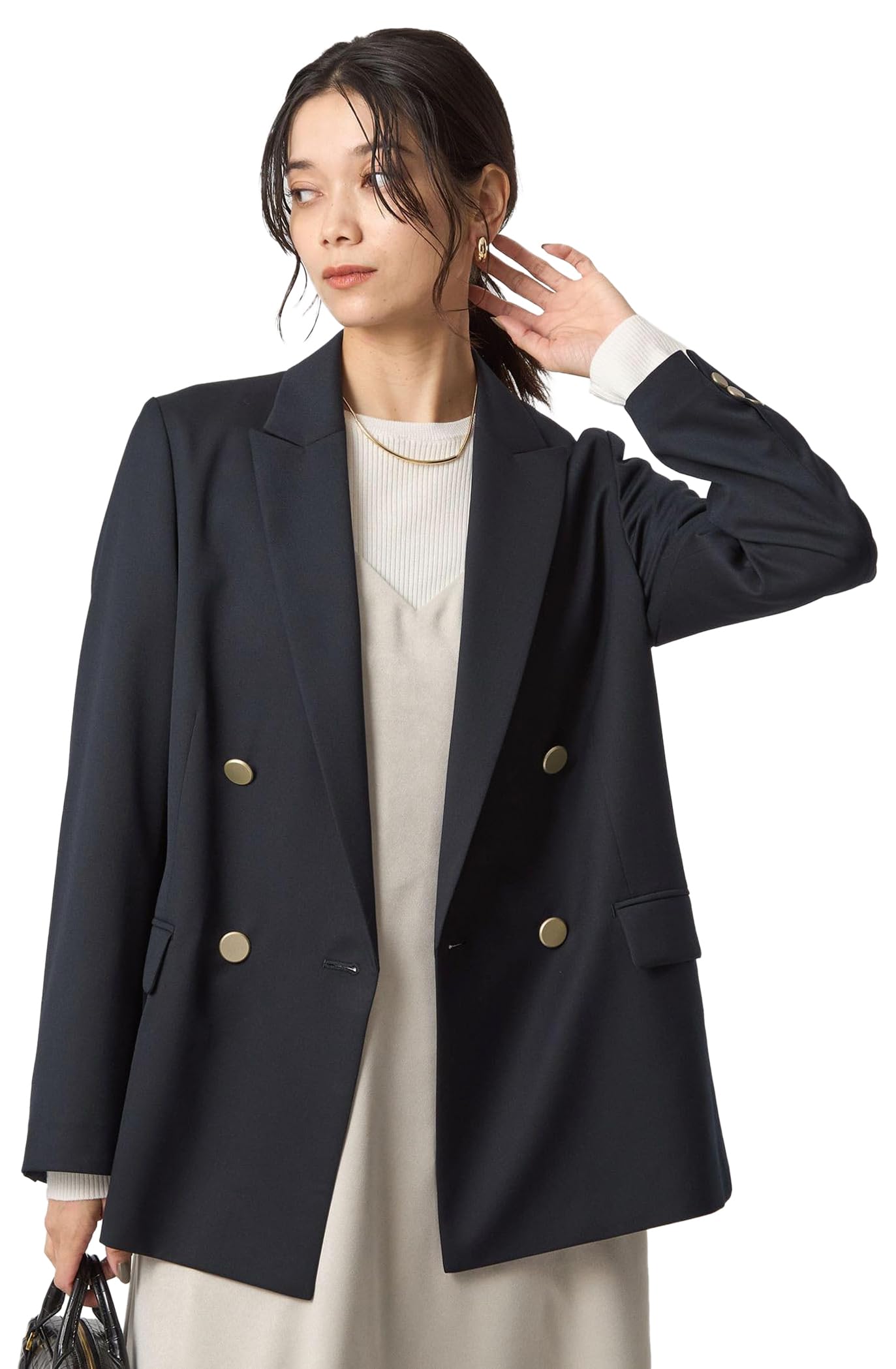 United Arrows Green Label Relaxing Greed Double-Breasted Jacket, Washable, Size Short, 35221991715 7970, Navy (79), Large (40)
United Arrows Green Label Relaxing Greed Double-Breasted Jacket, Washable, Size Short, 35221991715 7970, Navy (79), Large (40)