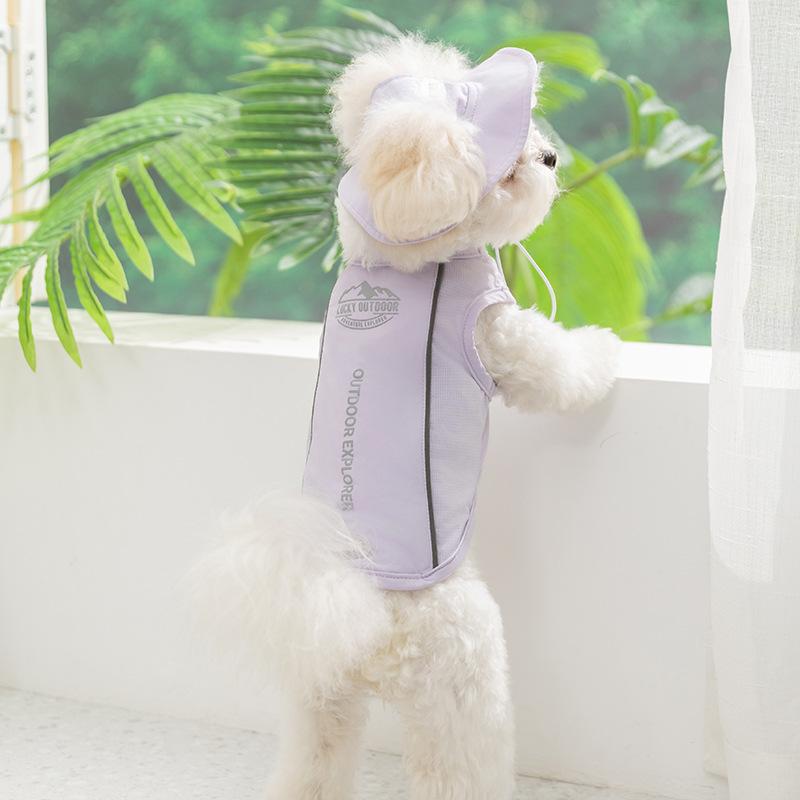 2026 New Spring Summer Cooling Sun-protective Pet Vest with Hat, Lightweight Breathable Clothes for Small Dogs & Cats L (Wt: 4-6kg)
2026 New Spring Summer Cooling Sun-protective Pet Vest with Hat, Lightweight Breathable Clothes for Small Dogs & Cats L (Wt: 4-6kg)
