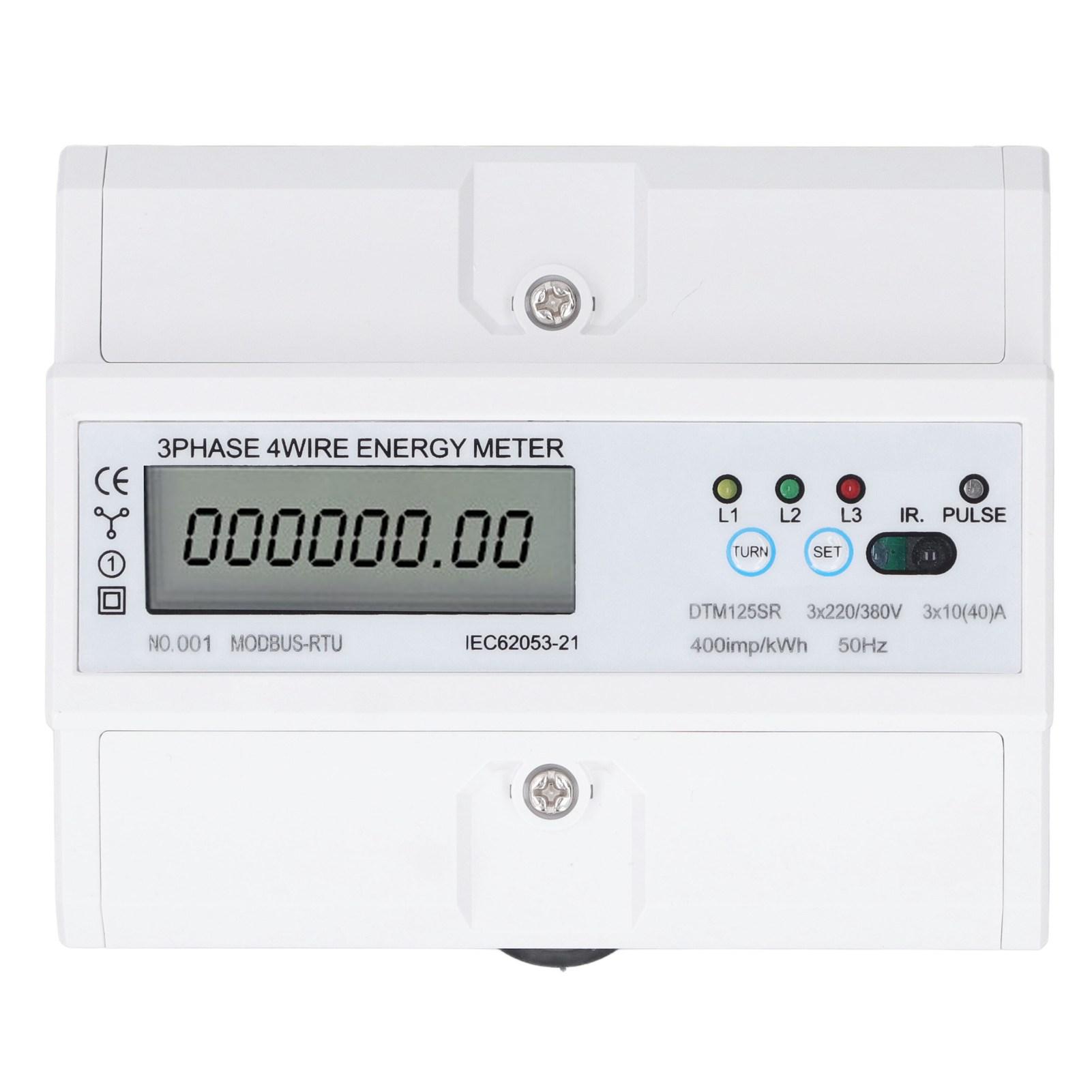 3 Phase 4 Wire Electronic Energy Meter 35mm DIN Rail Mount Digital Electric Meter 220V Or 380V 10 to
3 Phase 4 Wire Electronic Energy Meter 35mm DIN Rail Mount Digital Electric Meter 220V Or 380V 10 to