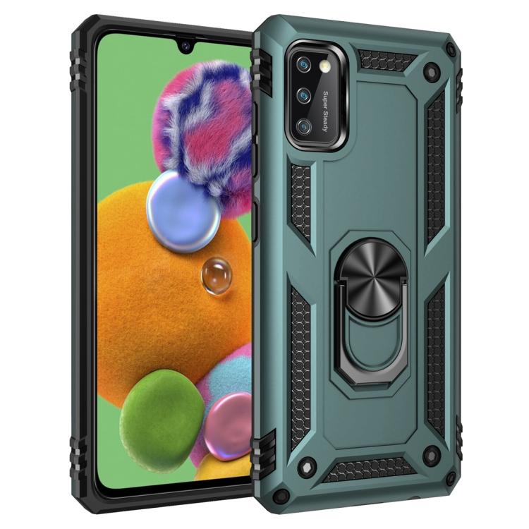 Shockproof TPU + PC Protective Case with 360 Degree Rotating Holder For Galaxy A41 зелений
Shockproof TPU + PC Protective Case with 360 Degree Rotating Holder For Galaxy A41 зелений