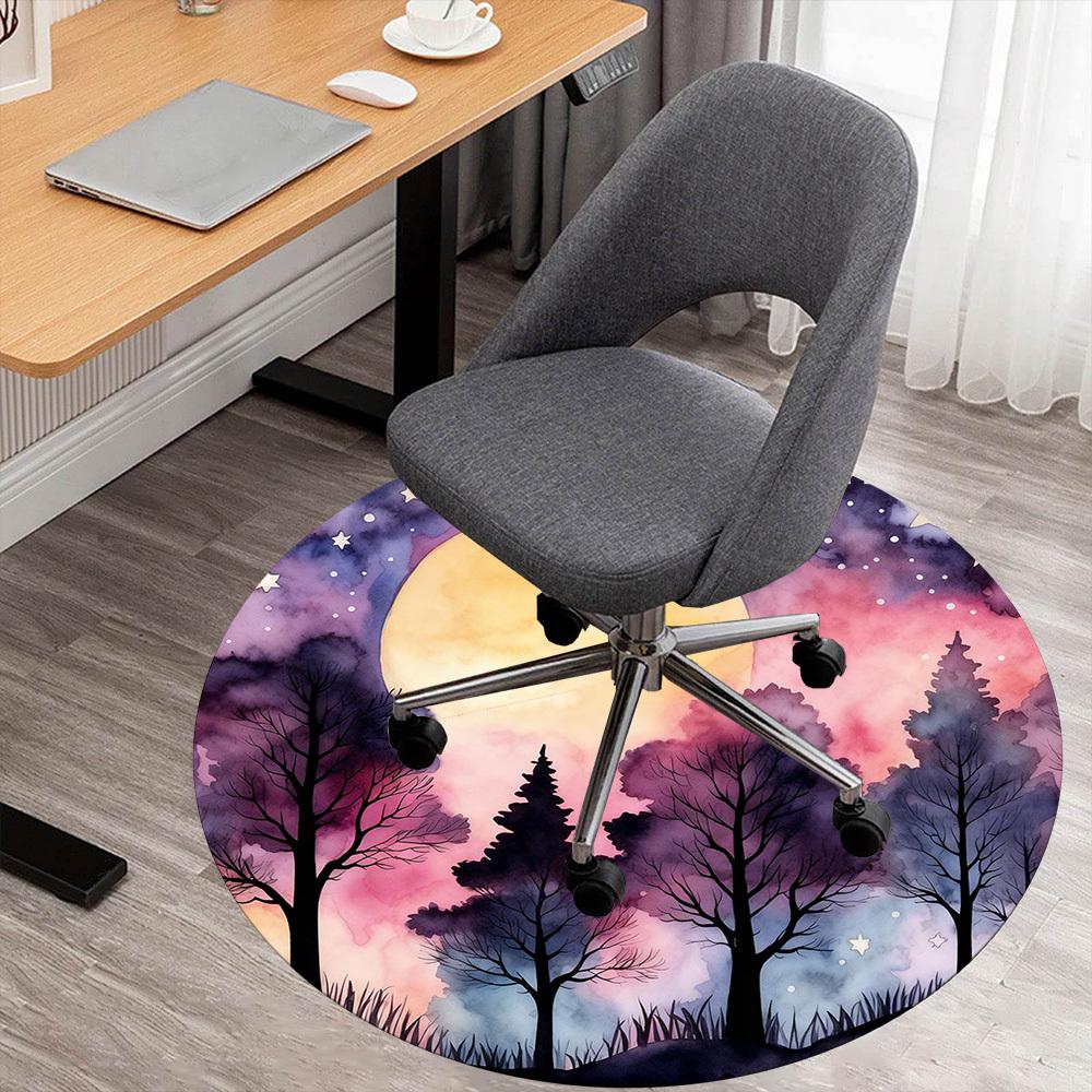 1pc Moonlit Forest Round Chair mat office Area Rug - Non-Slip, Floor Mat for Office, Bedroom, Ideal home decor gift p0105122 80cm
1pc Moonlit Forest Round Chair mat office Area Rug - Non-Slip, Floor Mat for Office, Bedroom, Ideal home decor gift p0105122 80cm