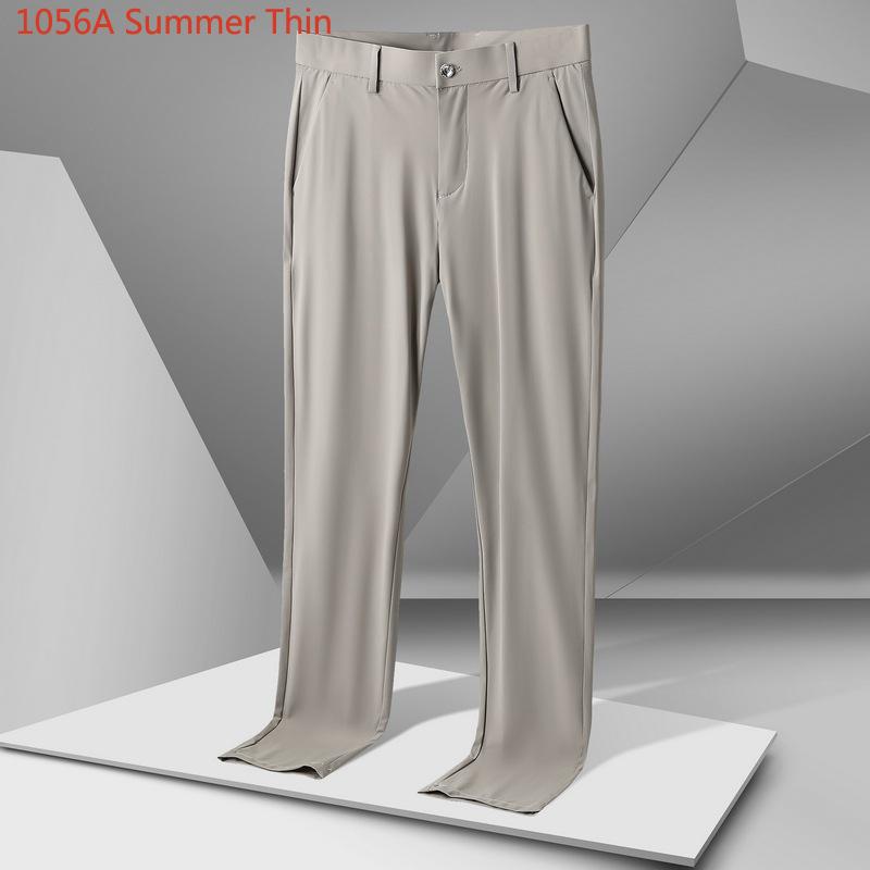 Высококачественные брюки Four Anti Ice Silk, мужские летние тонкие брюки из тренда универсальных узких прямых повседневных брюк с драпировкой 29
Высококачественные брюки Four Anti Ice Silk, мужские летние тонкие брюки из тренда универсальных узких прямых повседневных брюк с драпировкой 29