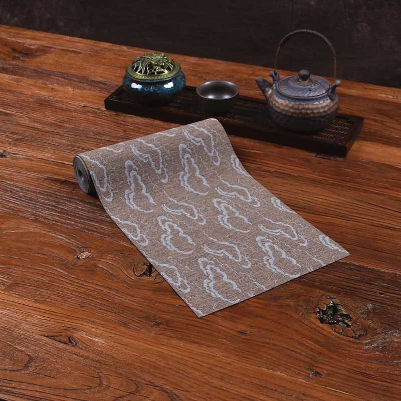 Japanese Style Silk Waterproof Tea Mat Xiangyun Diablement Fort Dry Pour Table Runner Chinese Zen Tea Table Tea Fabric Tea Table Mat Xiangyun Warm Cafe (on the shop) 20*60cm
Japanese Style Silk Waterproof Tea Mat Xiangyun Diablement Fort Dry Pour Table Runner Chinese Zen Tea Table Tea Fabric Tea Table Mat Xiangyun Warm Cafe (on the shop) 20*60cm