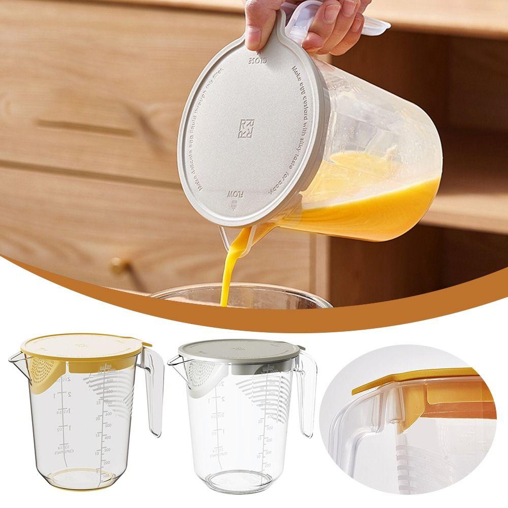 with Scale Filter Measuring Cup Large Capacity Baking Cups Kitchen Baking Gadgets білий
with Scale Filter Measuring Cup Large Capacity Baking Cups Kitchen Baking Gadgets білий