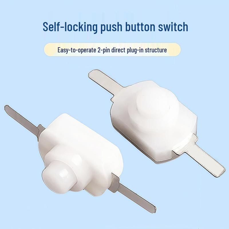 1208YD Straight Leg Flashlight Switch, White, Normally Closed Touch Operation
1208YD Straight Leg Flashlight Switch, White, Normally Closed Touch Operation