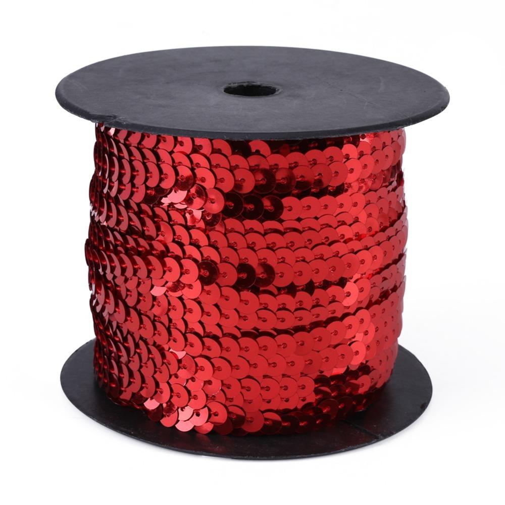 1PCS 6mm Wide Sequin Trim Flat Round Paillette Ribbon Accessory Sequin String Costumes красный
1PCS 6mm Wide Sequin Trim Flat Round Paillette Ribbon Accessory Sequin String Costumes красный