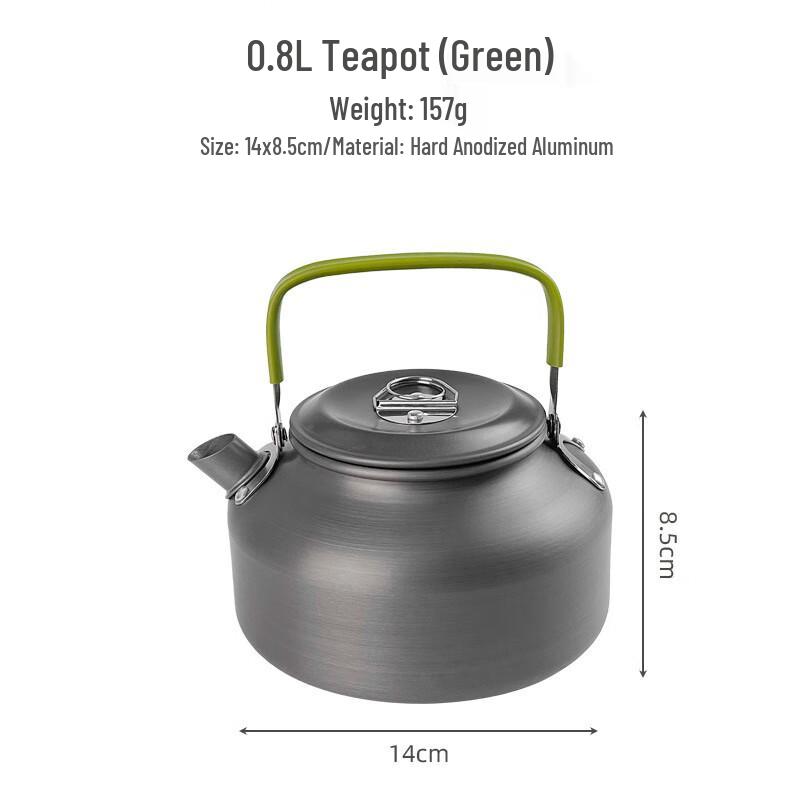 Zhi Shi 0.8L Camping Teapot Kettle (2-Pack)
Zhi Shi 0.8L Camping Teapot Kettle (2-Pack)
