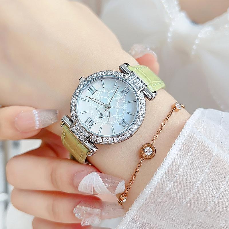 Scottie Women s 9611C Versatile Leather Strap Watch, Mother-of-Pearl Dial, Diamond-Set, TikTok Style
Scottie Women s 9611C Versatile Leather Strap Watch, Mother-of-Pearl Dial, Diamond-Set, TikTok Style