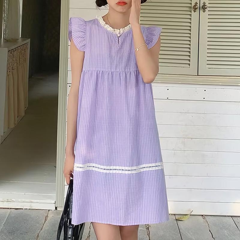 VONDA Women Sleeveless Crochet Hem Plaid Casual Ruffled Tuni Dress 2XL фиолетовый
VONDA Women Sleeveless Crochet Hem Plaid Casual Ruffled Tuni Dress 2XL фиолетовый