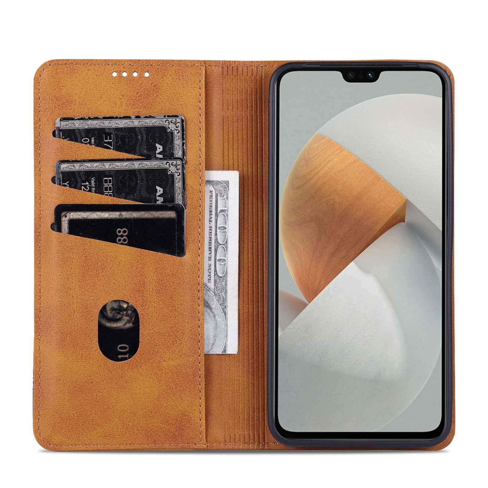 AZNS for vivo S12/V23 5G PU Leather Wallet Case Stand Magnetic Auto-absorbed TPU Shockproof Interior Protective Cover Brown
AZNS for vivo S12/V23 5G PU Leather Wallet Case Stand Magnetic Auto-absorbed TPU Shockproof Interior Protective Cover Brown
