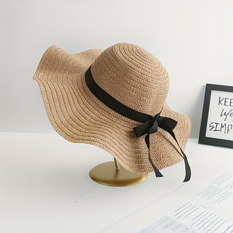 высокое качество1шт Летняя Мода Простая Черная Лента Волнистый Край Соломенная Солнцезащитная Шляпа с Подбородочным Шнурком, Подходит для Путешествий на Открытом Воздухе и Пляжного Отпуска 1Pc(22.83inch) хаки
высокое качество1шт Летняя Мода Простая Черная Лента Волнистый Край Соломенная Солнцезащитная Шляпа с Подбородочным Шнурком, Подходит для Путешествий на Открытом Воздухе и Пляжного Отпуска 1Pc(22.83inch) хаки