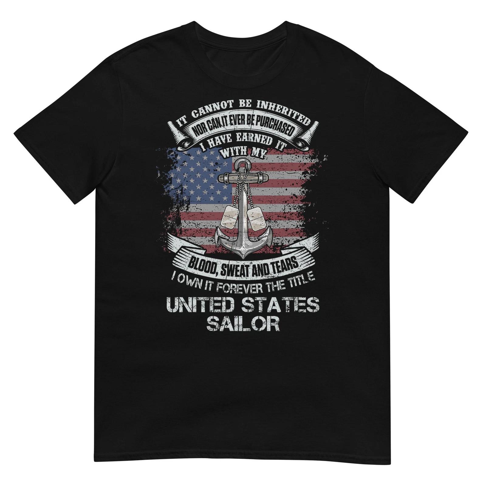 Own Forever The Title U.S Sailor Military Veteran Flag USA T-Shirt L
Own Forever The Title U.S Sailor Military Veteran Flag USA T-Shirt L