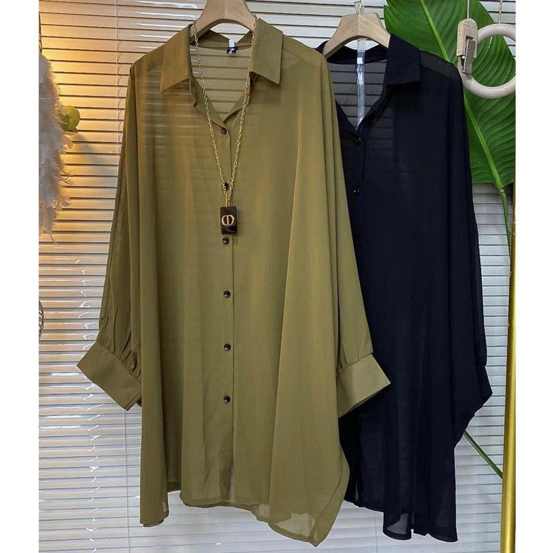 Женская рубашка с отложным воротником, нашивкой на пуговицы в стиле ретро, однотонная, простая летняя рубашка с защитой от солнца для поездок на работу S кофейный
Женская рубашка с отложным воротником, нашивкой на пуговицы в стиле ретро, однотонная, простая летняя рубашка с защитой от солнца для поездок на работу S кофейный