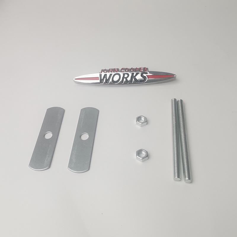 Black Car Chrome Metal Mini JCW Sticker Front Grille Badge Emblem For Mini Cooper S JCW F54 F55 F56 F60 R50 R55 R56 R53 135mm
Black Car Chrome Metal Mini JCW Sticker Front Grille Badge Emblem For Mini Cooper S JCW F54 F55 F56 F60 R50 R55 R56 R53 135mm