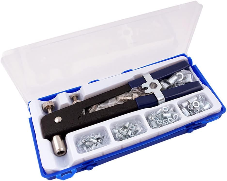 86 Pcs Rivet Nut Tool Kit Hand Riveter Set with M3/M4/M5/M6/M8 Threaded Rivet Nut and Mandrel United States
86 Pcs Rivet Nut Tool Kit Hand Riveter Set with M3/M4/M5/M6/M8 Threaded Rivet Nut and Mandrel United States