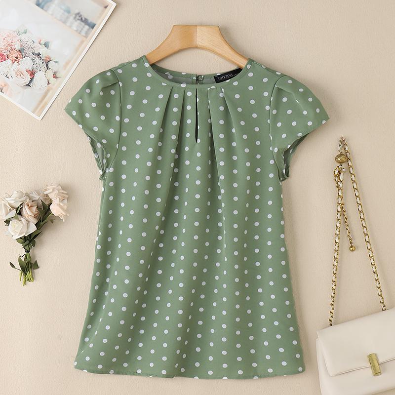 ZANZEA Women Vintage Polka Dot Daily Pleated Short Sleeve O-Neck Blouses 2XL вина червоного кольору
ZANZEA Women Vintage Polka Dot Daily Pleated Short Sleeve O-Neck Blouses 2XL вина червоного кольору
