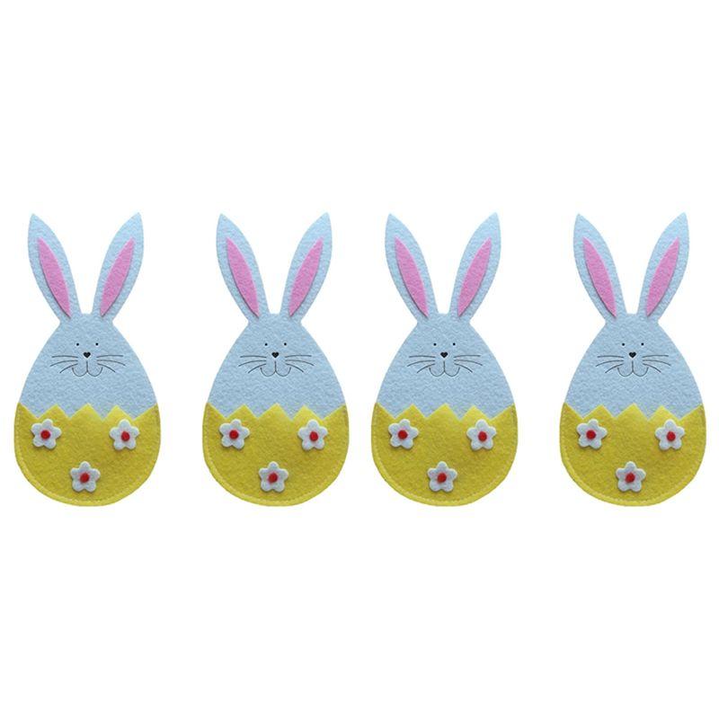 ABWR-Easter Bunny Felt Cutlery Holder Easter Bunny Utensil Cutlery Holders Pouch Bags Utensil Sleeve For Table Decoration, Durab
ABWR-Easter Bunny Felt Cutlery Holder Easter Bunny Utensil Cutlery Holders Pouch Bags Utensil Sleeve For Table Decoration, Durab