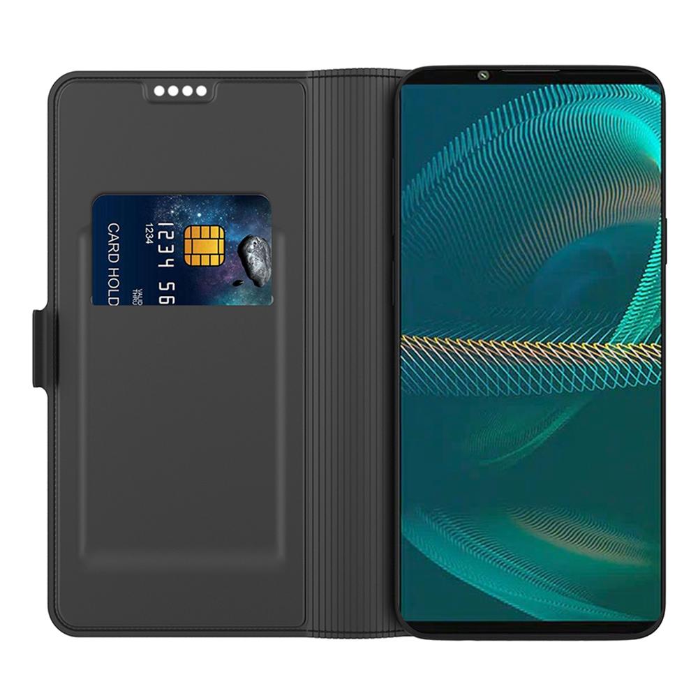 For Sony Xperia 5 III 5G PU Leather Phone Case Card Slot Magnetic Closure Stand Flip Cover Black
For Sony Xperia 5 III 5G PU Leather Phone Case Card Slot Magnetic Closure Stand Flip Cover Black