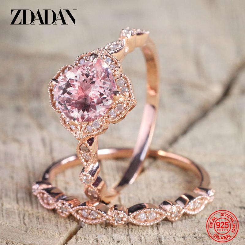 925 Sterling Silver 18K Rose Gold CZ Rings for Women Wedding Jewelry Party Gift 10
925 Sterling Silver 18K Rose Gold CZ Rings for Women Wedding Jewelry Party Gift 10