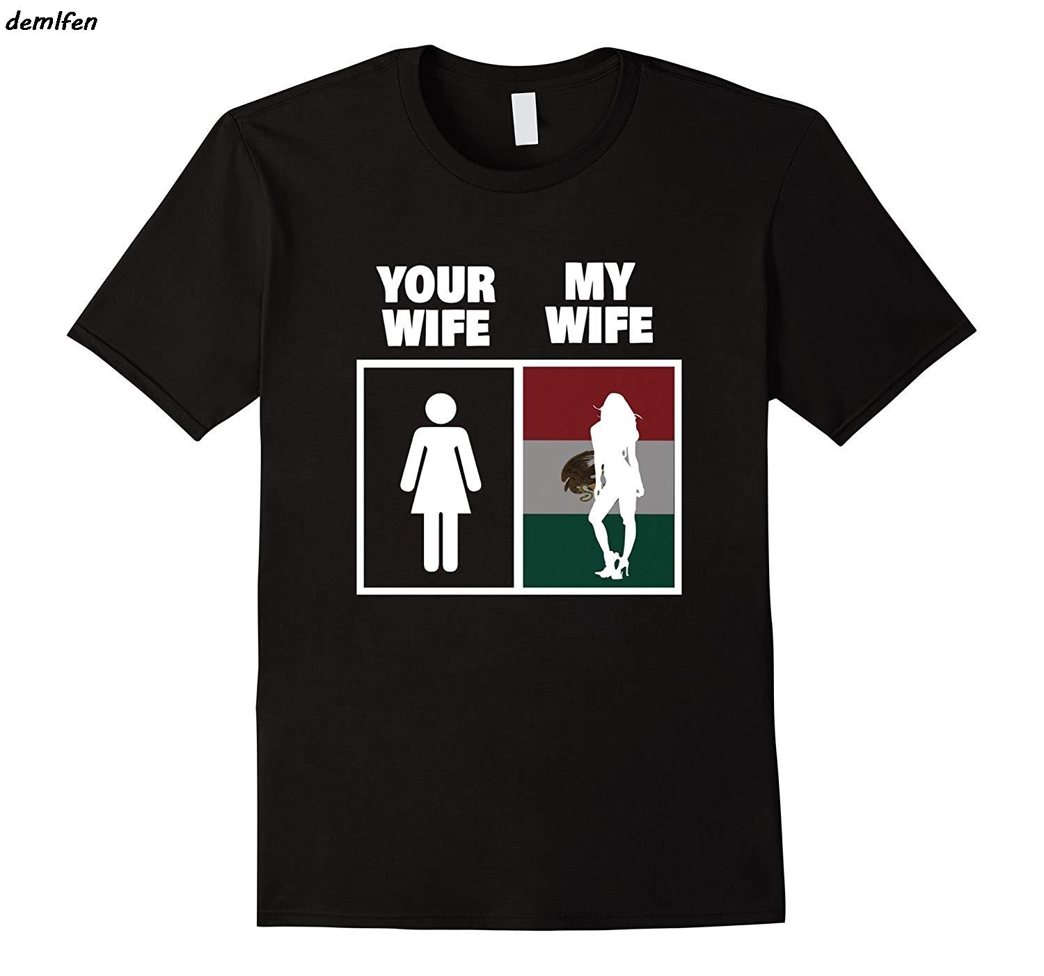 Unisex My Mexican Wife Is Hotter Than Yours Funny Latina Girls Tshirt Tee Harajuku Streetwear Unisex Oneck Cotton Casual Clothes S
Unisex My Mexican Wife Is Hotter Than Yours Funny Latina Girls Tshirt Tee Harajuku Streetwear Unisex Oneck Cotton Casual Clothes S