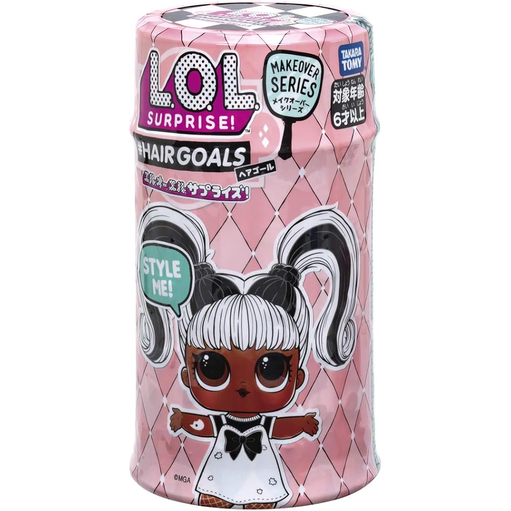 L.O.L. Surprise! Makeover Series Hair Goals Doll with Accessories and Styling Tools
L.O.L. Surprise! Makeover Series Hair Goals Doll with Accessories and Styling Tools