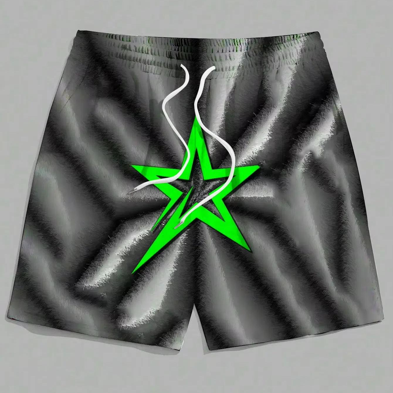 Новые мужские летние свободные повседневные шорты с 3D-принтом в виде одной крутой звезды в стиле Харадзюку, модные шорты в стиле гавайских пляжных шорт 6XL
Новые мужские летние свободные повседневные шорты с 3D-принтом в виде одной крутой звезды в стиле Харадзюку, модные шорты в стиле гавайских пляжных шорт 6XL