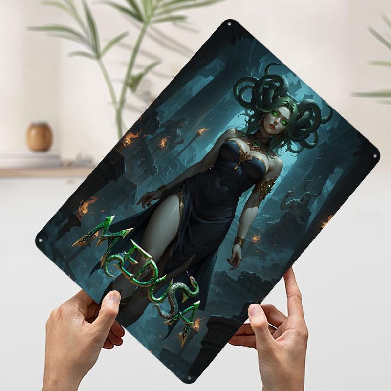 Medusa Digital Art Poster Customized Wall Art Vintage Metal Signs Retro Tin Plaque for Man Cave Home Decor Living Room Wand Deko 7.9x11.8In(20x30cm)
Medusa Digital Art Poster Customized Wall Art Vintage Metal Signs Retro Tin Plaque for Man Cave Home Decor Living Room Wand Deko 7.9x11.8In(20x30cm)